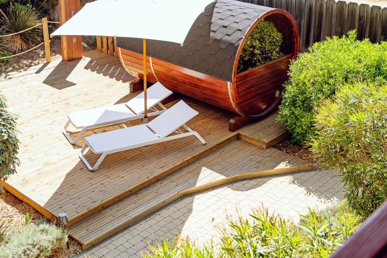 Hotel De La Plage Contis-les-Bains Bagian luar foto