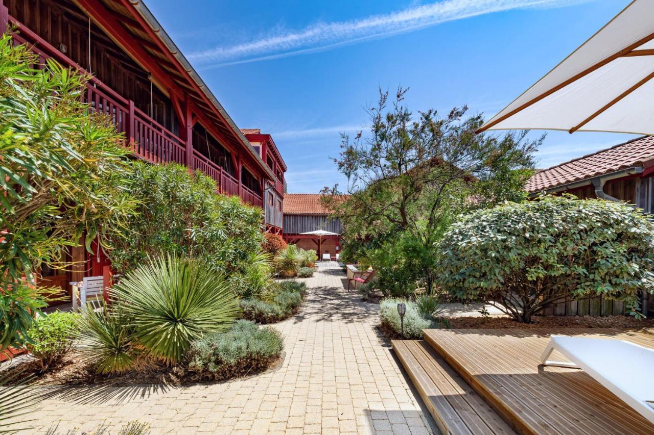 Hotel De La Plage Contis-les-Bains Bagian luar foto