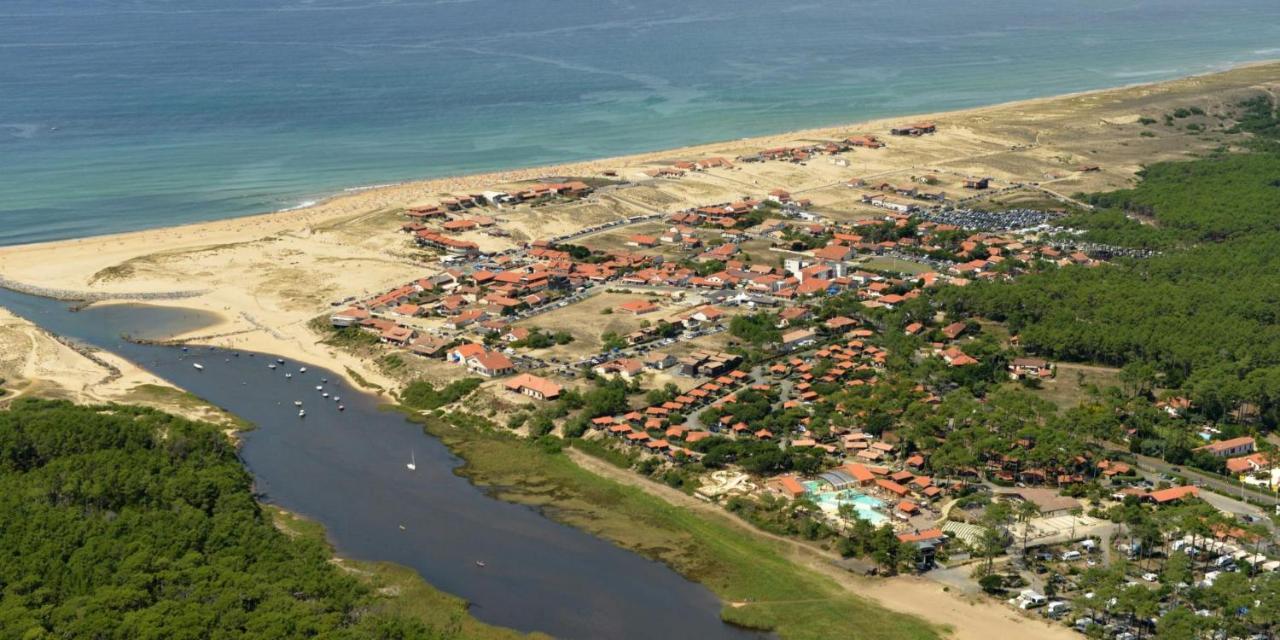 Hotel De La Plage Contis-les-Bains Bagian luar foto